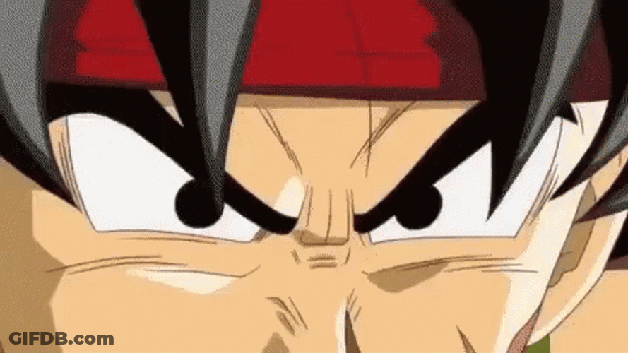 Bardock Power Attacking GIF