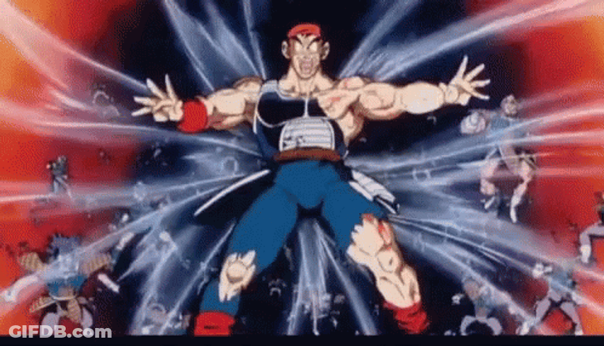 Bardock Run GIF