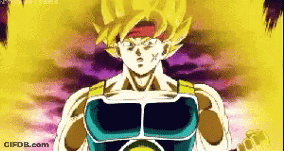 Bardock Strength GIF