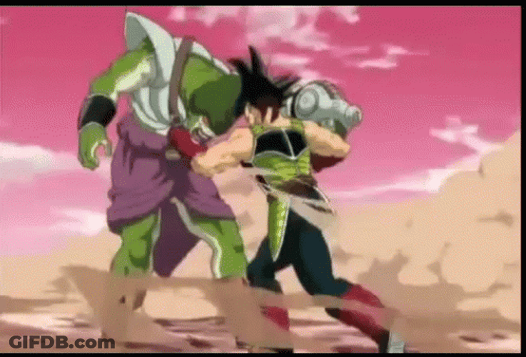 Bardock Versus Cabira GIF