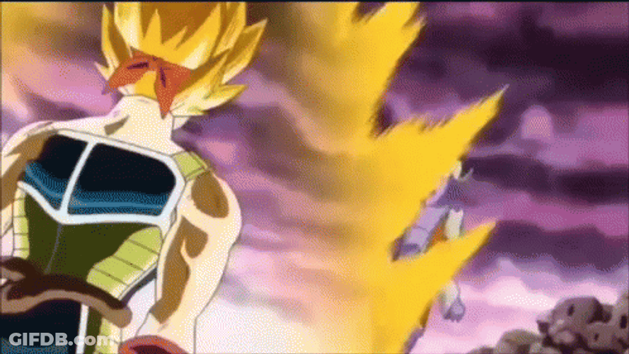 Bardock Versus Chill GIF