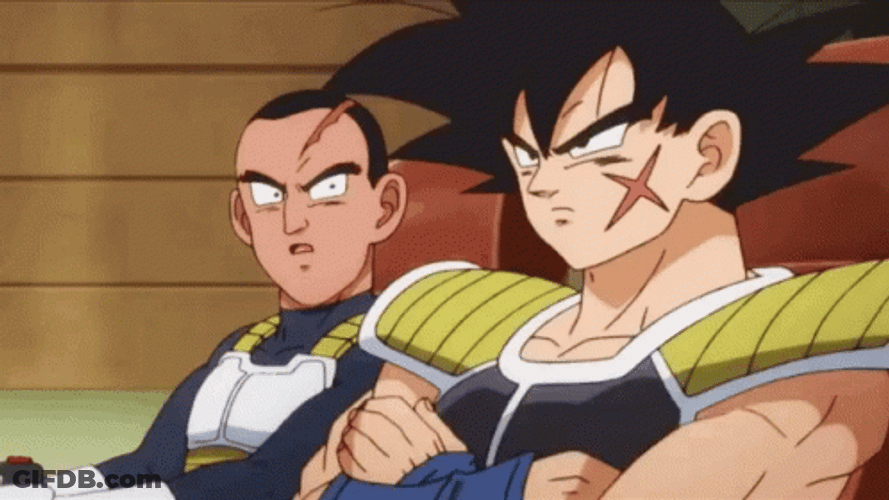 Bardock Walking Out GIF