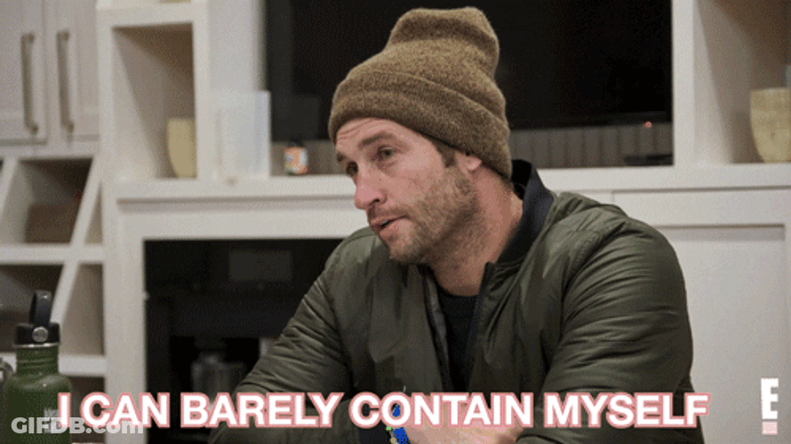 Barely Contain Myself Jay Cutler Don T Care GIF
