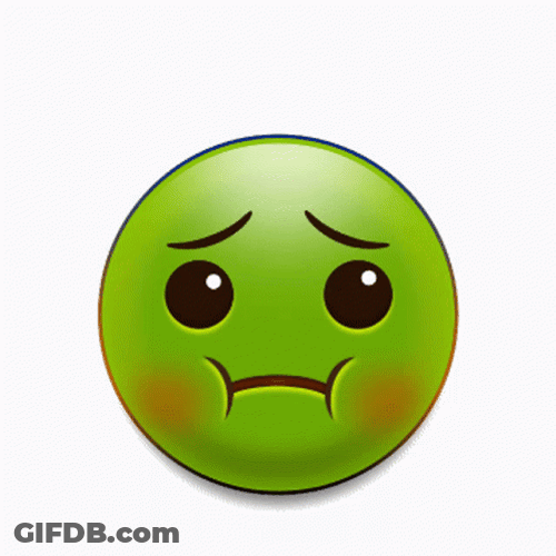 Barf Emoji Retching GIF