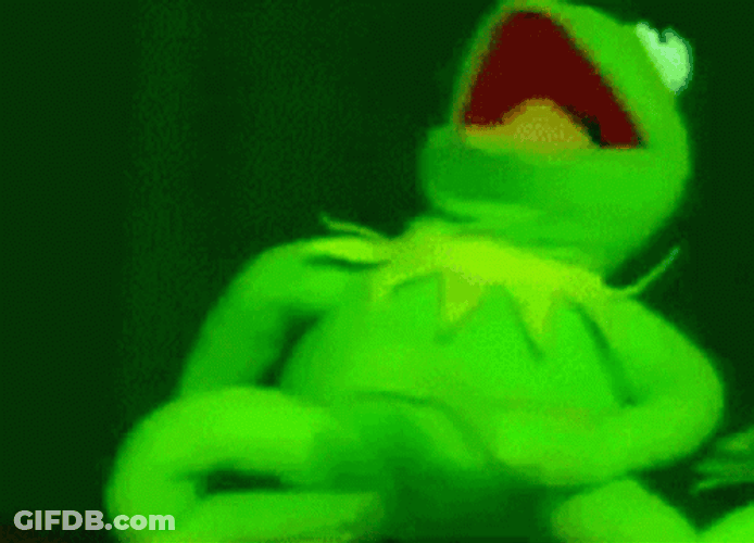 Barf Kermit The Frog Vomiting GIF