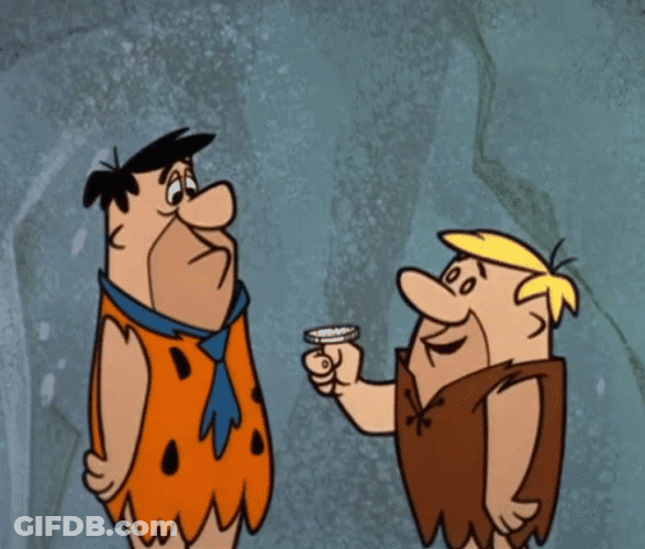 Barney And Fred Coin Flip GIF