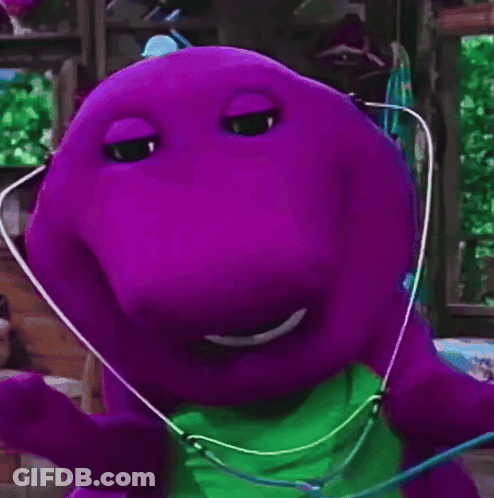 Barney Barney The Dinosaur GIF