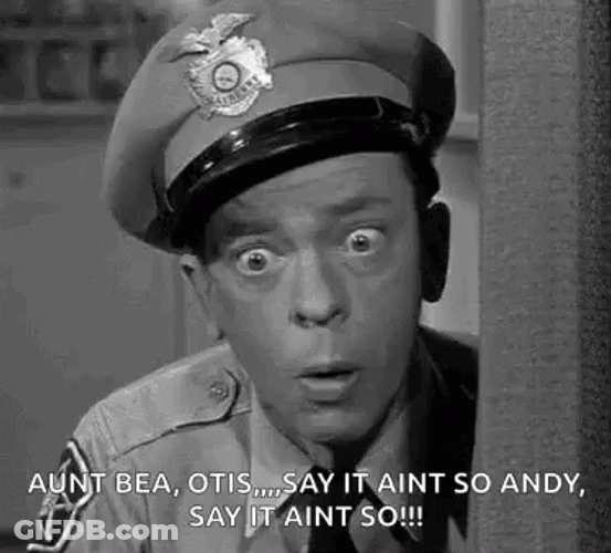 Barney Fife Being Amazed GIF