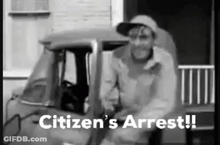 Barney Fife Citizen's Arrest GIF