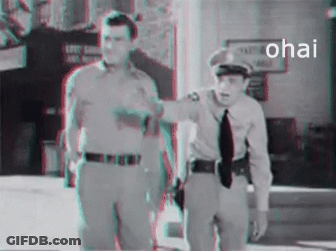 Barney Fife Pointing Out GIF