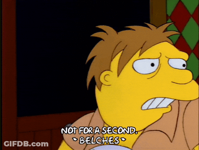 Barney Gumble Burp Belches GIF