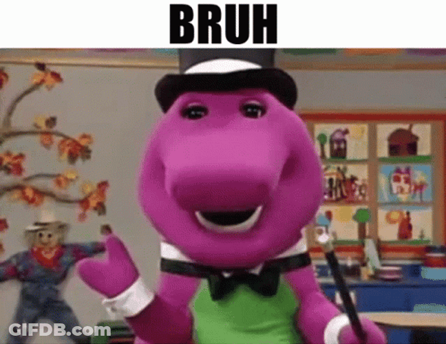 Barney In The Classroom GIF
