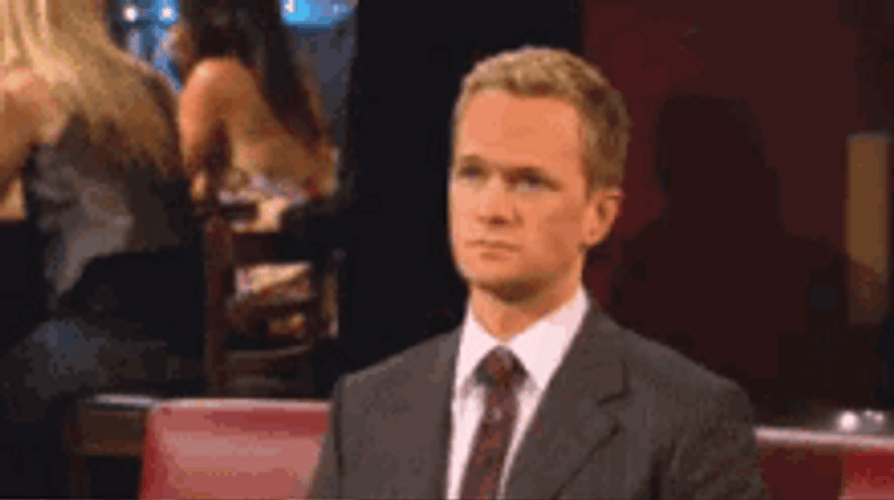 Barney Stinson Gun To Head Through Mouth  Acting GIF