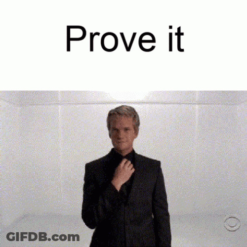 Barney Stinson Prove It GIF