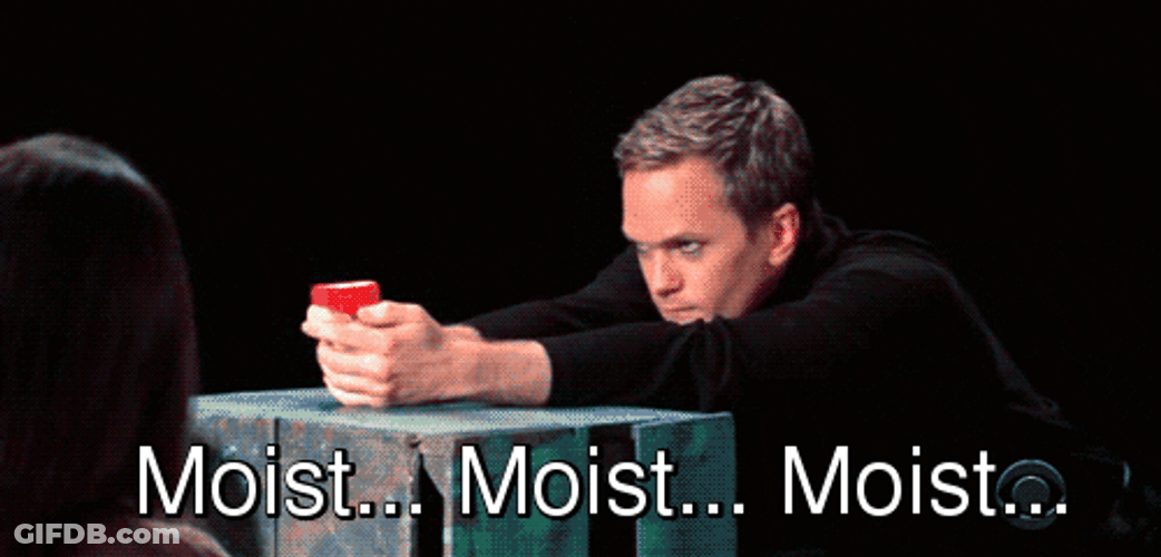 Barney Stinson Water Gun Moist Moist Moist GIF