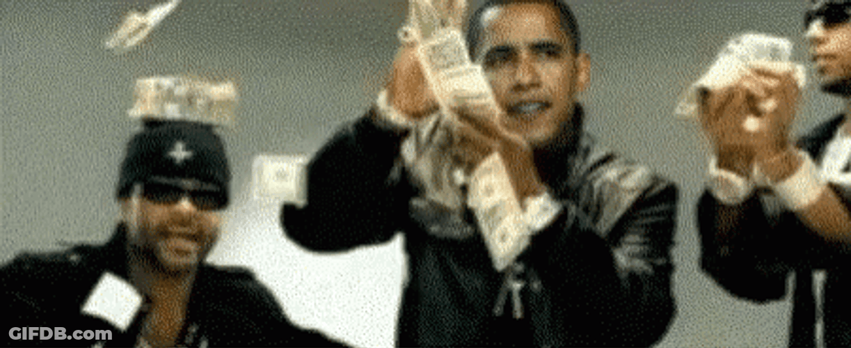 Barrack Obama Face Swap Ballin Meme GIF