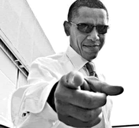 Barrack Obama Pointing Finger At You Meme GIF