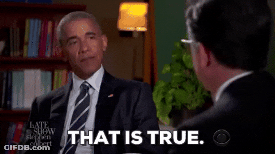 Barrack Obama True Dat That's Reality GIF