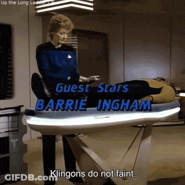 Barrie Ingham Is A Guest Star On The Long Ladder GIF