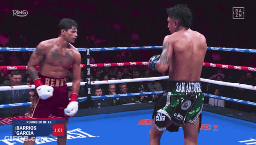 Barrios Garcia Vs Anthony Bridey Boxing Match GIF