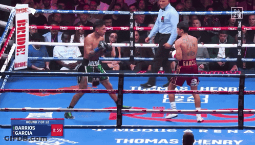 Barrios Garcia Vs Henry Henry Boxing Match GIF