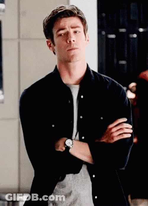 Barry Allen Grant Gustin Upset Whatever Reaction GIF