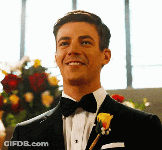 Barry Allen Happy Tears Wedding Groom The Flash GIF