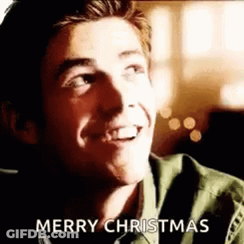 Barry Allen The Flash Merry Christmas Meme GIF