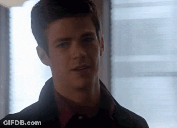 Barry Allen Yeah Right Reaction Sips Coffee GIF