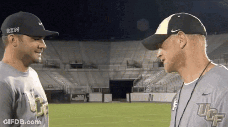 Bart Scott Can't Wait Hand Shake GIF