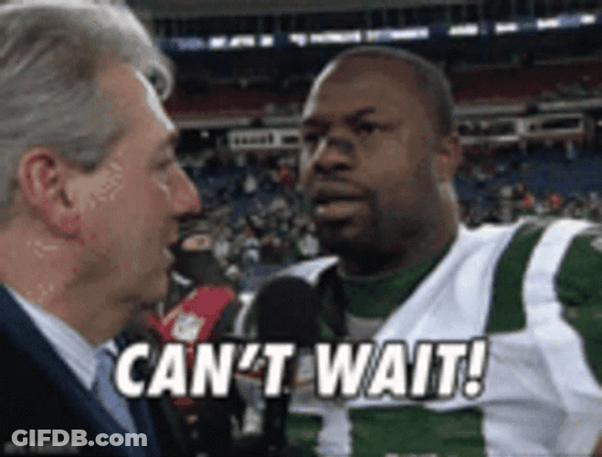 Bart Scott Can't Wait I Want It GIF