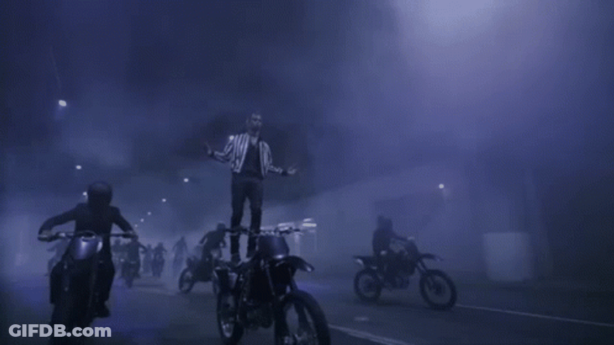 Bart Scott Can't Wait Riding Motor GIF