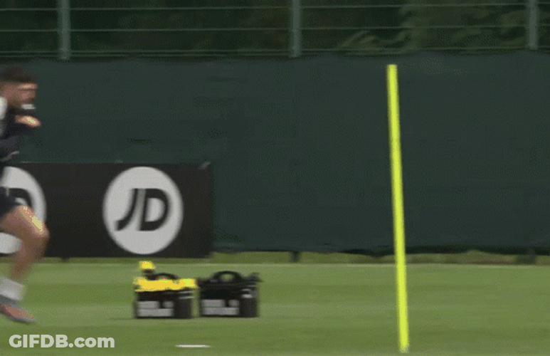Bart Scott Can't Wait Running GIF