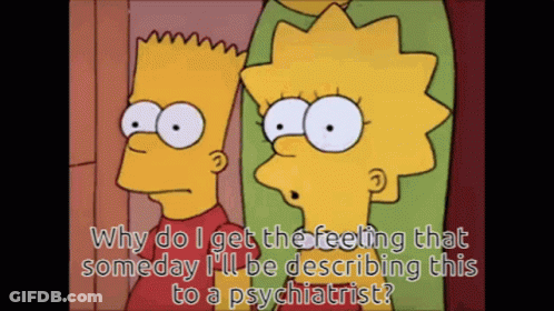 Bart Simpson And Lisa Simpson From The Simpsons GIF