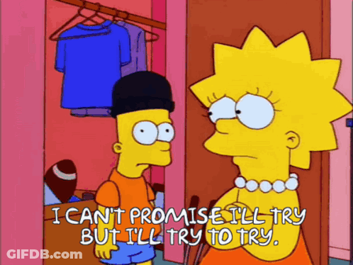Bart Simpson And Lisa Simpson From The Simpsons Are Standing In A Closet GIF