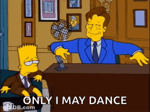 Bart Simpson Beside Man In Suit And Tie GIF