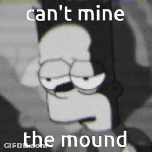Bart Simpson Can't Mine The Mound GIF