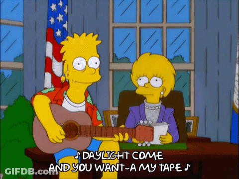 Bart Simpson Crown Saying How Is That Possible GIF