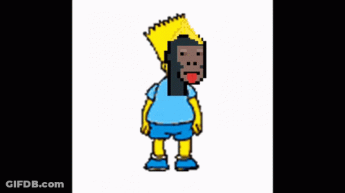 Bart Simpson DJ Mavstar GIF