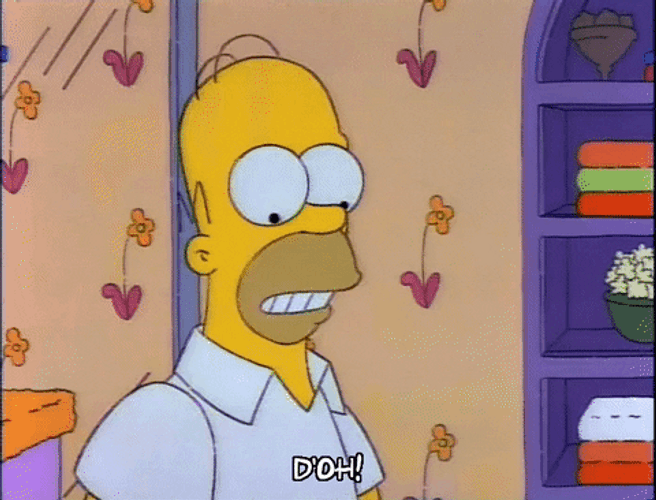 Bart Simpson Doh In Pain GIF