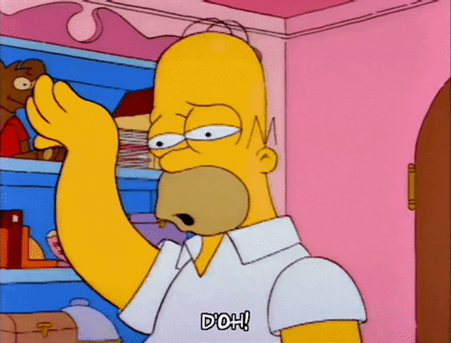 Bart Simpson Facepalm Doh GIF