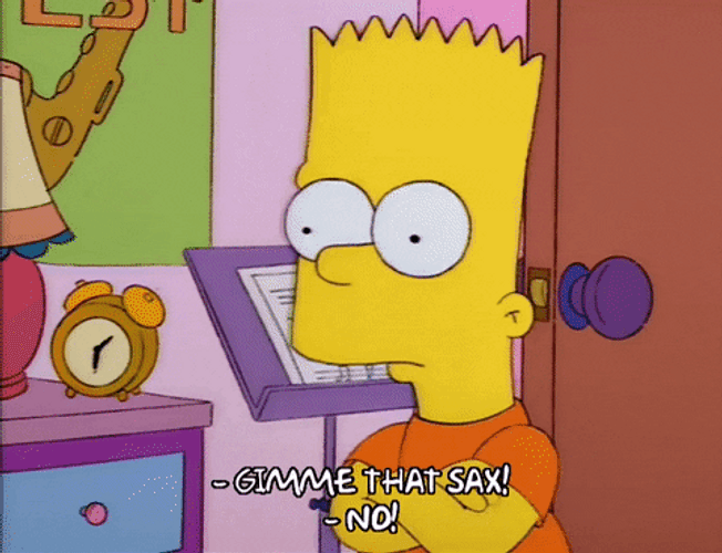 Bart Simpson Gimme That GIF