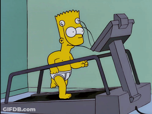 Bart Simpson Giving Peace Sign GIF