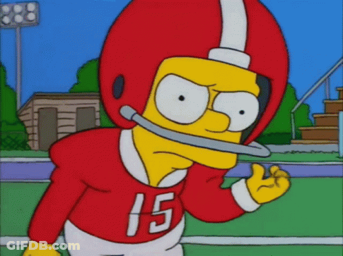 Bart Simpson Hands On Head 3 Times A Day GIF