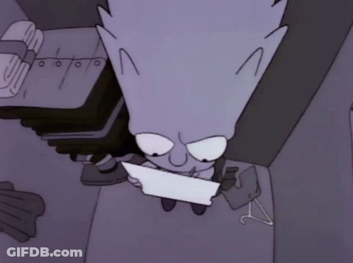 Bart Simpson Holding Paper In Mouth GIF