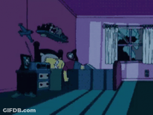 Bart Simpson Laying In Bed GIF
