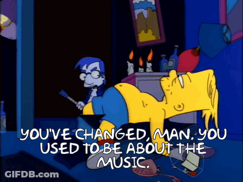 Bart Simpson Laying On Floor You've Changed Man GIF