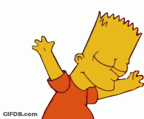 Bart Simpson On Grass GIF
