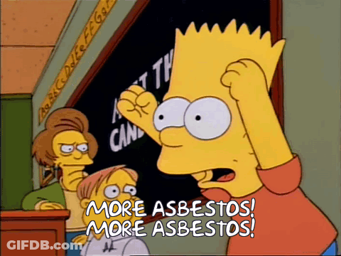 Bart Simpson Saying More Asbestos GIF