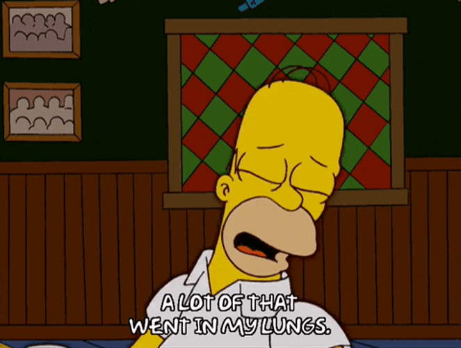 Bart Simpson Talk Lungs GIF
